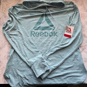 NWT Reebok Swift Performance Long Sleeve Pullover Hoodie Womens Sz: L